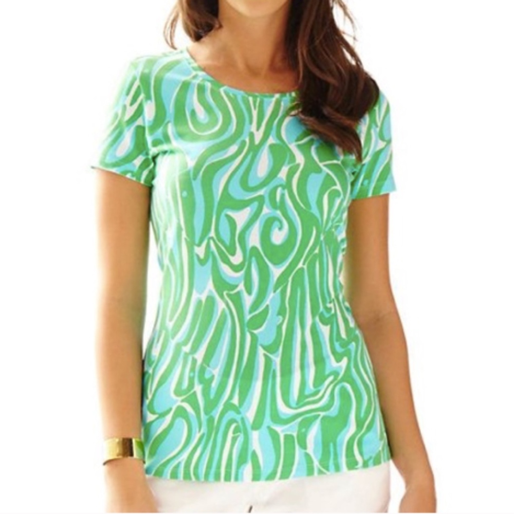 NWT Lilly Pulitzer Tee - Finders Keepers Print